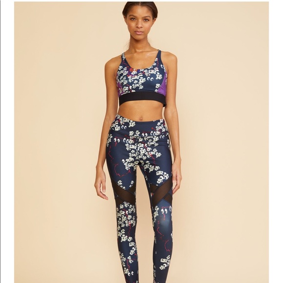 Cynthia Rowley Eye print sports bra - Picture 4 of 5